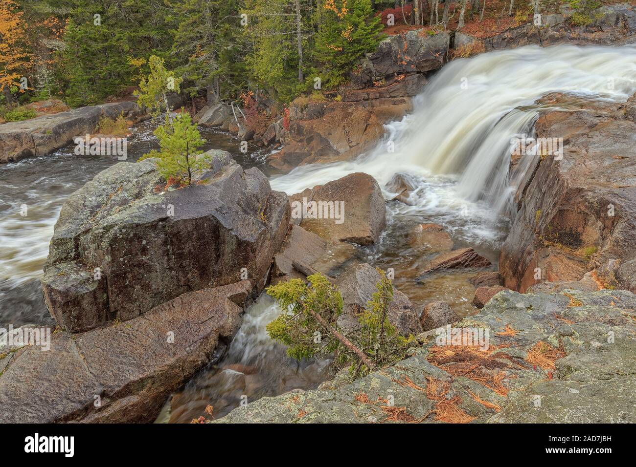 Grandi Cascate Di Niagra Nel Baxter State Park. Foto Stock