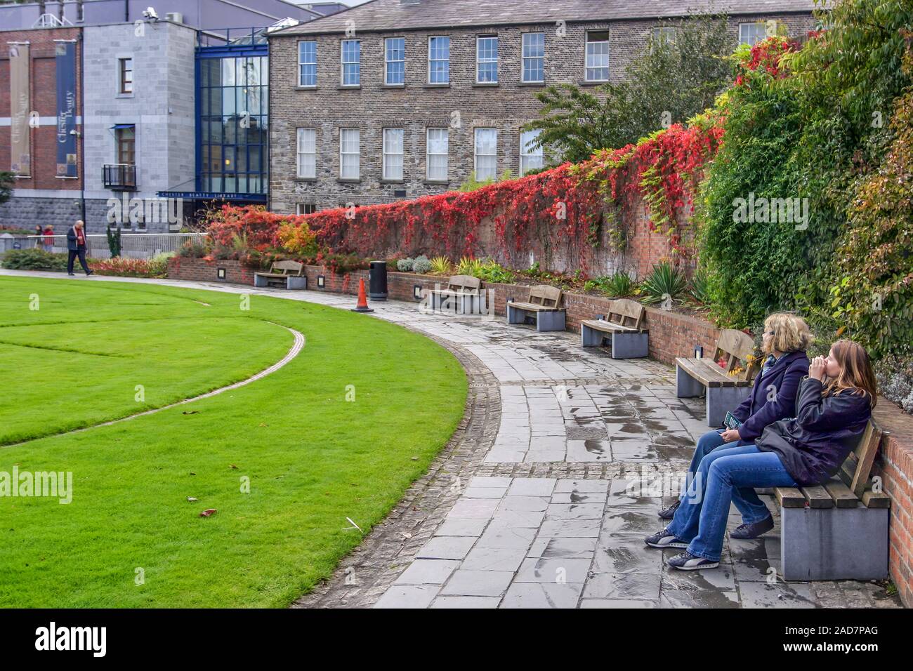 Dubh Linn giardino, DUBLIN, Irlanda - circa 2004. Foto Stock