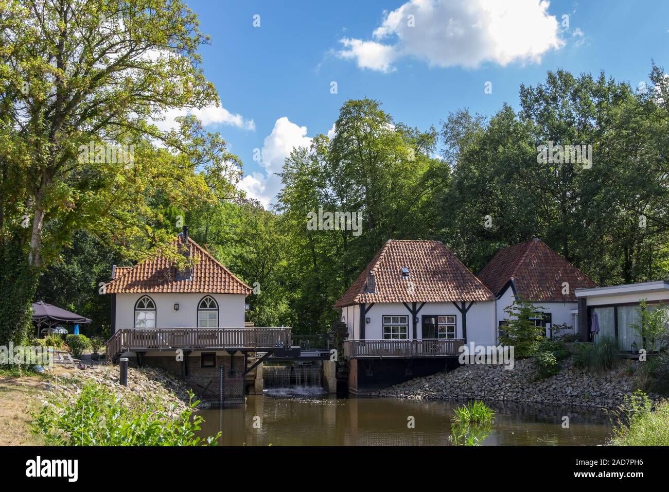 Il mulino ad acqua Den Helder Ober-Slinge, Winterswijk Foto Stock