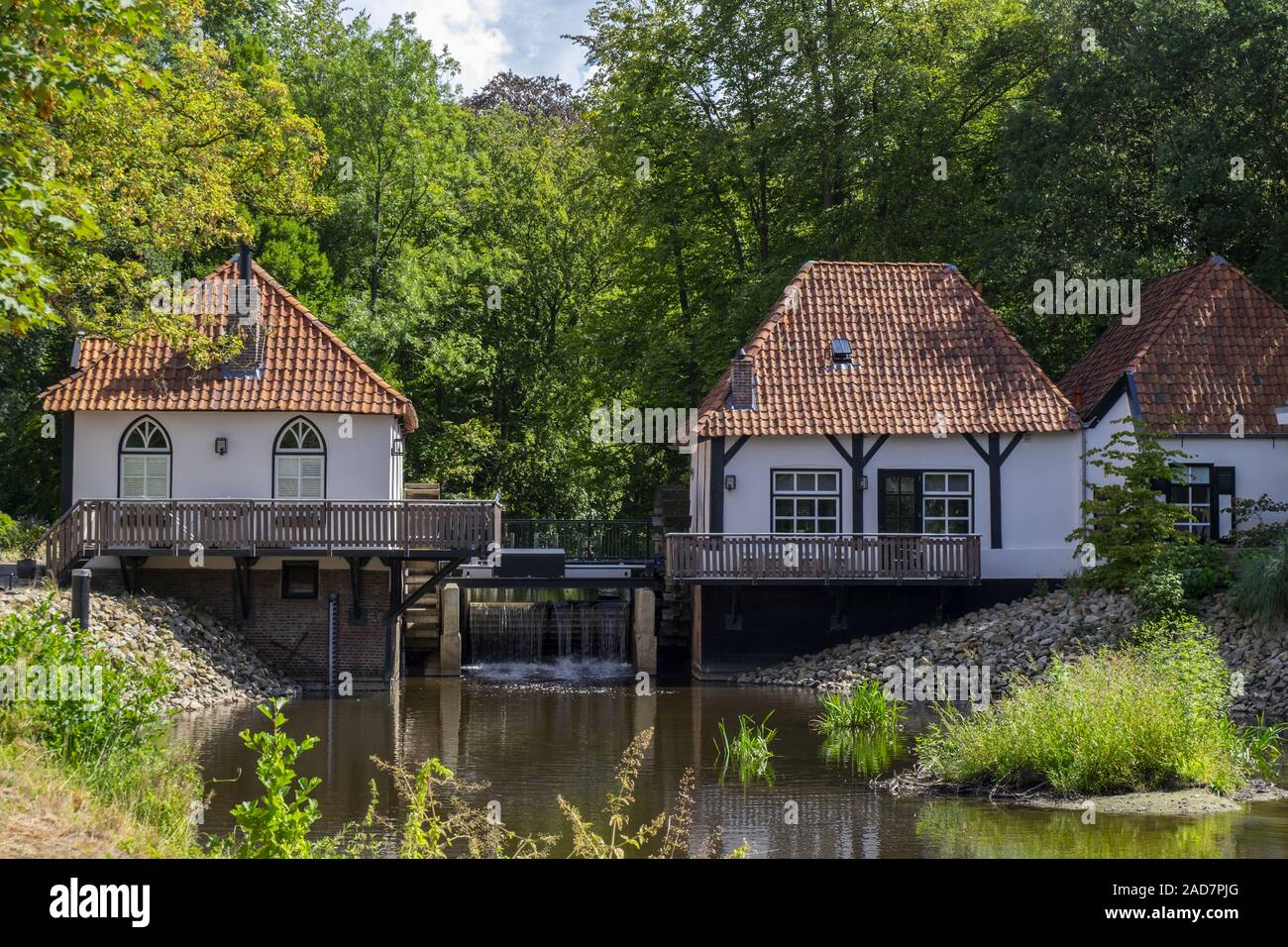 Il mulino ad acqua Den Helder Ober-Slinge, Winterswijk Foto Stock