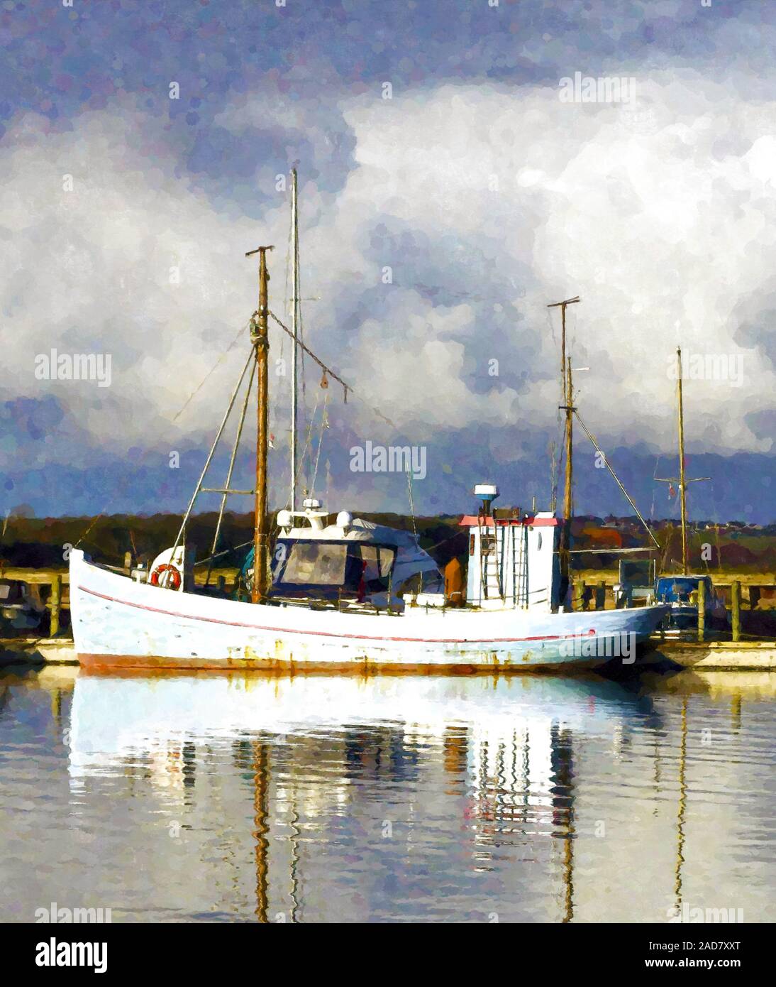 Nave a vela Foto Stock