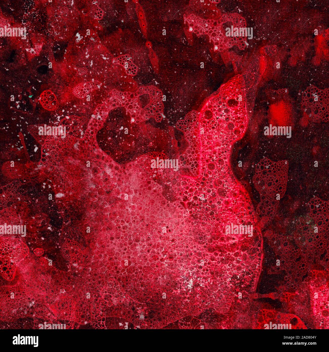 Orribile grunge texture di sangue Foto Stock