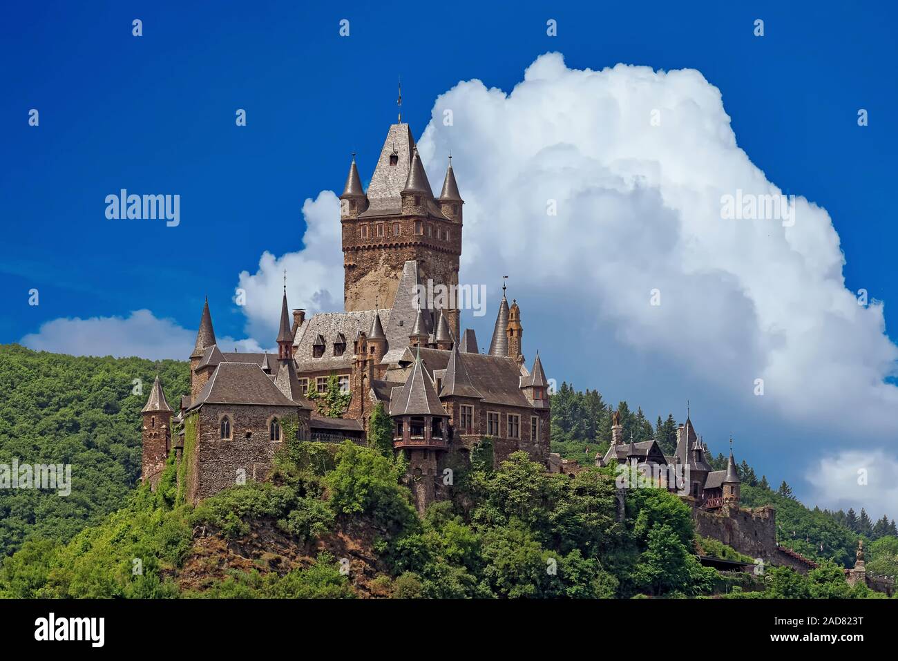 Weekino Calamita Da Frigo 3D Castello Di Reichsburg Cochem, Germania - Souvenir Di Viaggio In Cristallo, Regalo Collezionismo - 4
