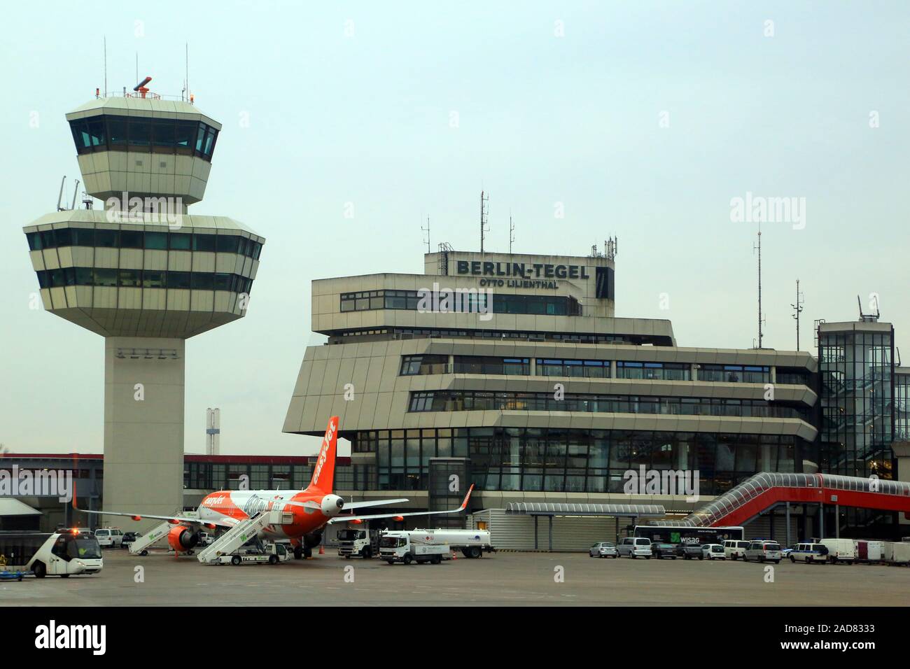 Berlino, l'aeroporto di Tegel, Otto Lilienthal Foto Stock