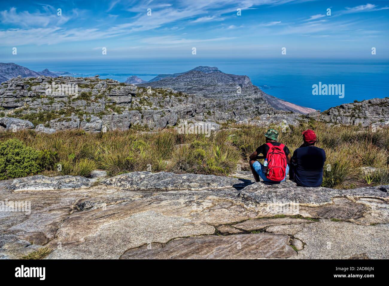 Città del Capo e di Table Mountain Foto Stock