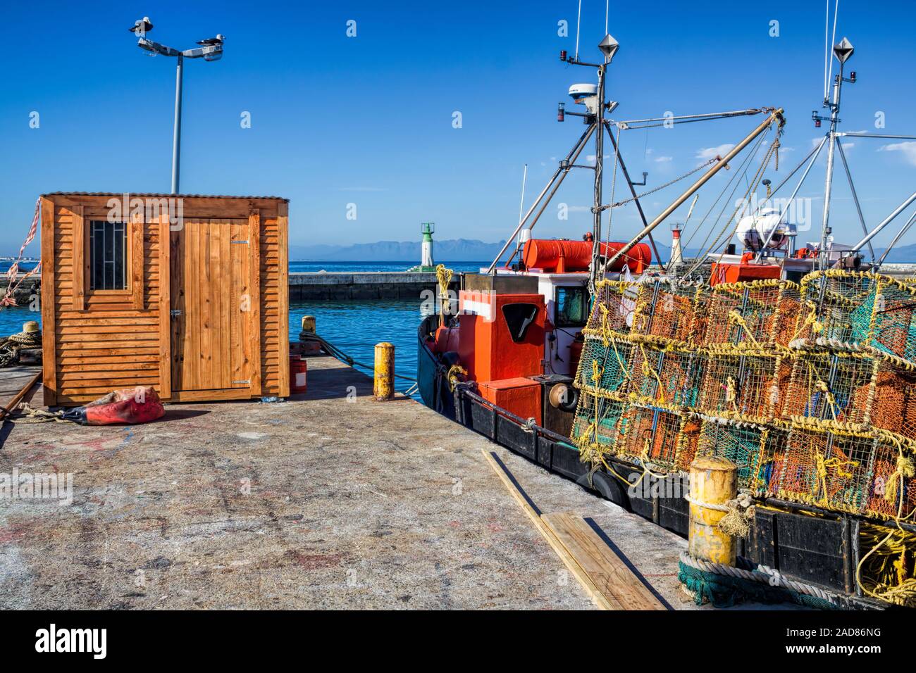 Kalkbay, pesca taglierina Foto Stock