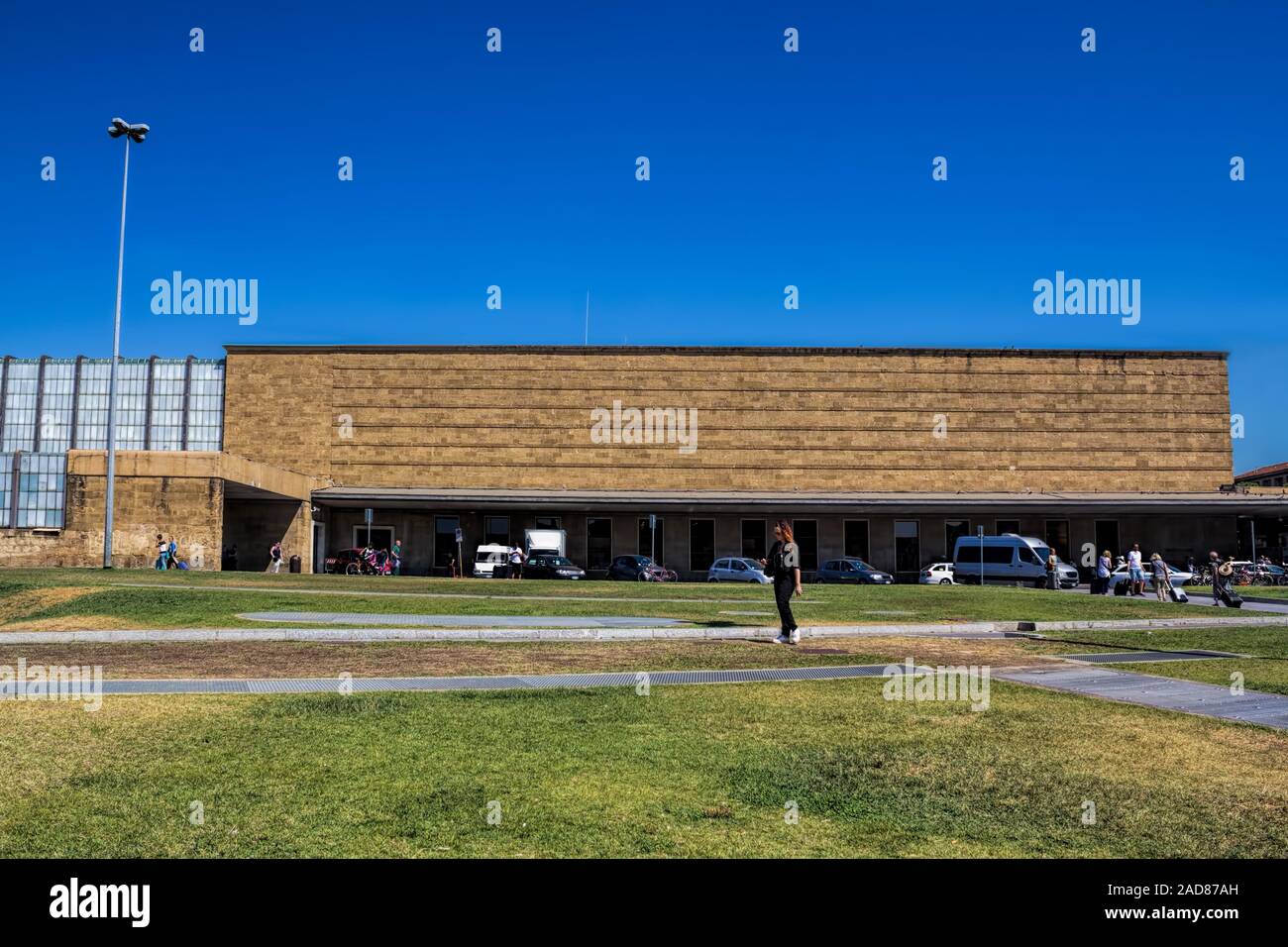Firenze, piazza stazione Foto Stock