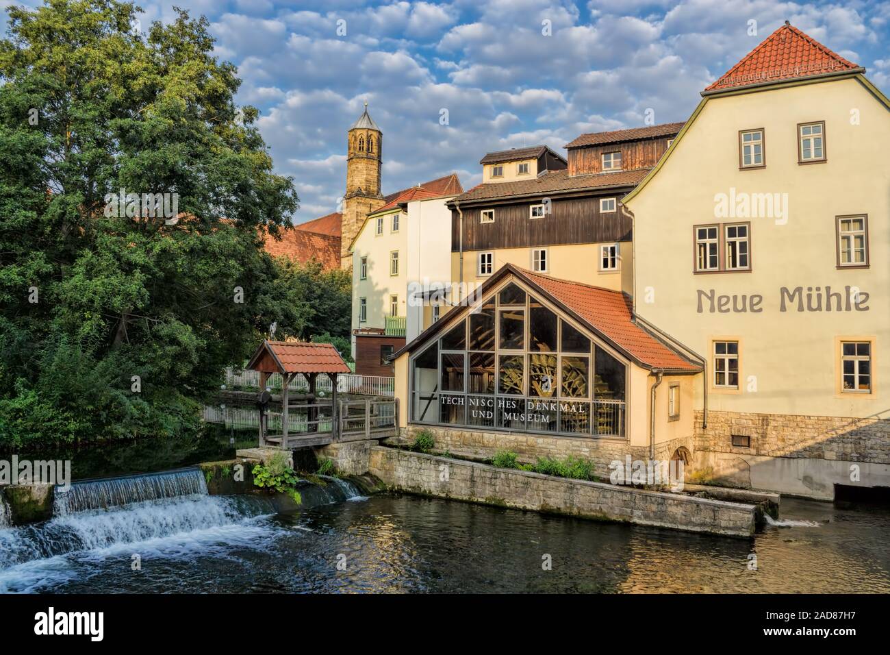 Erfurt, nuovo mulino da 1735 Foto Stock