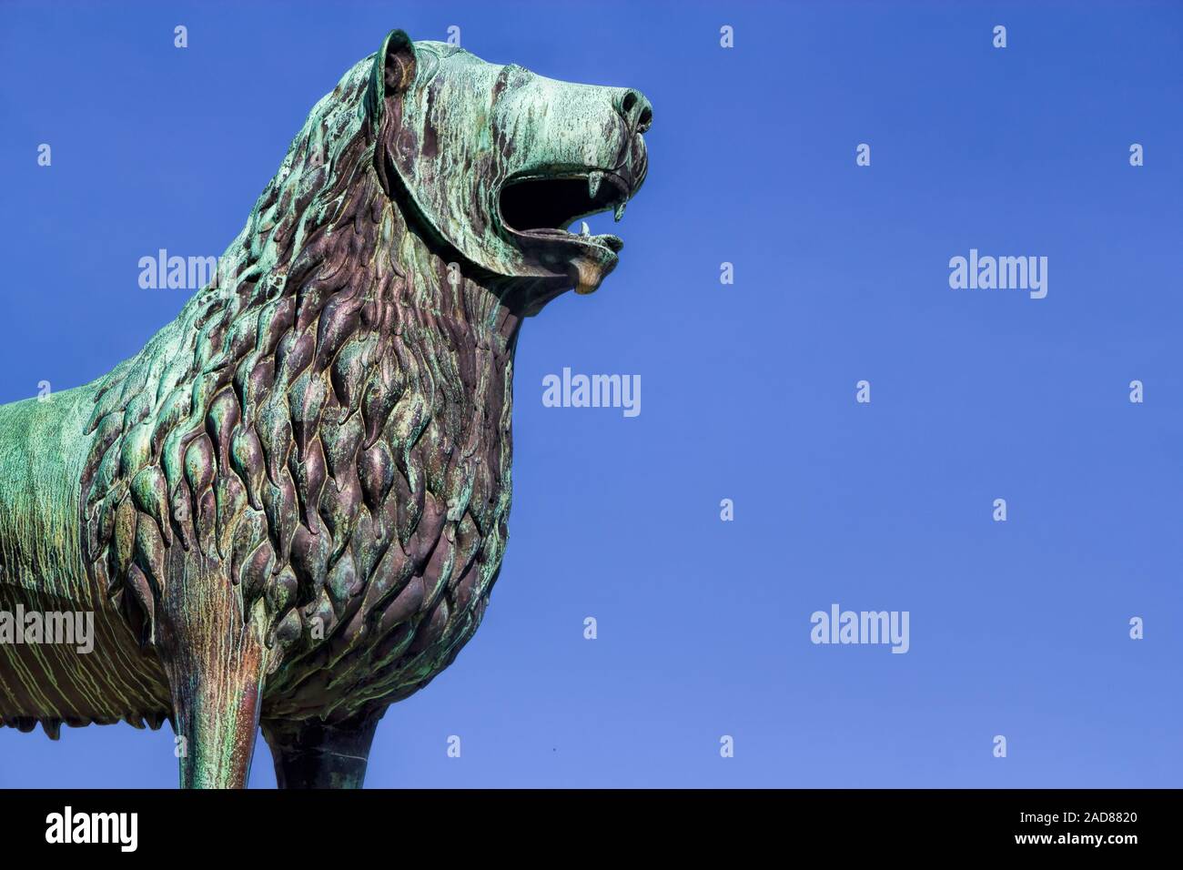 Goslar, Brunswick Lion Foto Stock