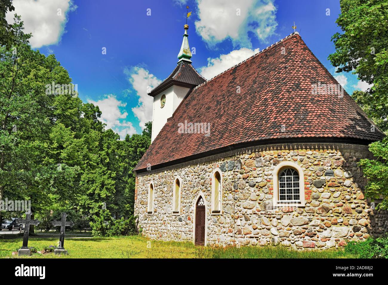 Chiesa del villaggio Foto Stock