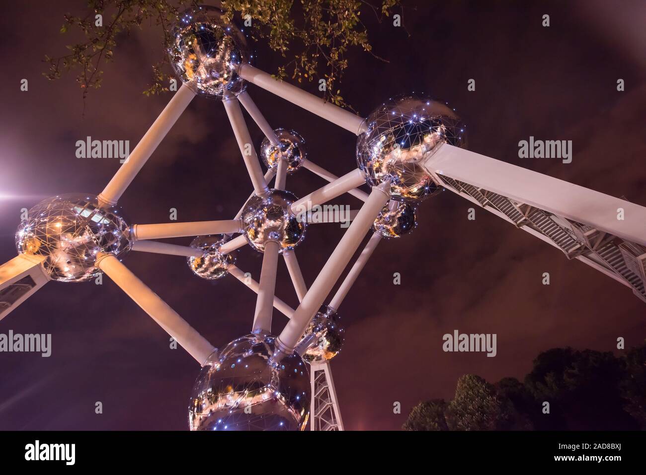 Atomium di Bruxelles Foto Stock