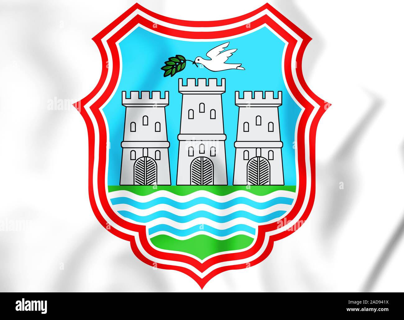 U24 Toppa Stemma Serbia – 9x6 Cm, Ricamata, Da Stirare O Cucire Su Tessuti