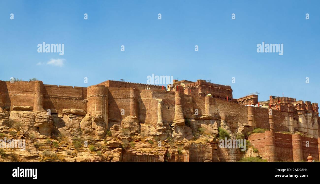 Jaisalmer. Fortezza e residenza del maharajah del XII secolo Foto Stock
