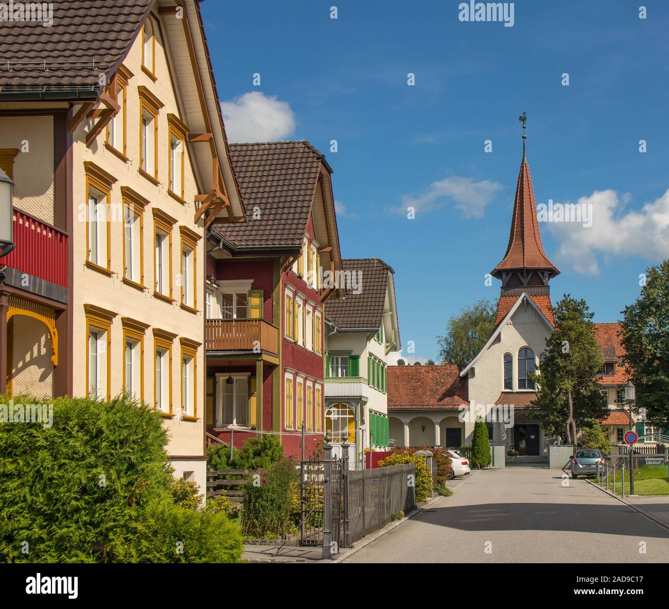 Protestanti Chiesa Riformata Appenzell, Svizzera Foto Stock