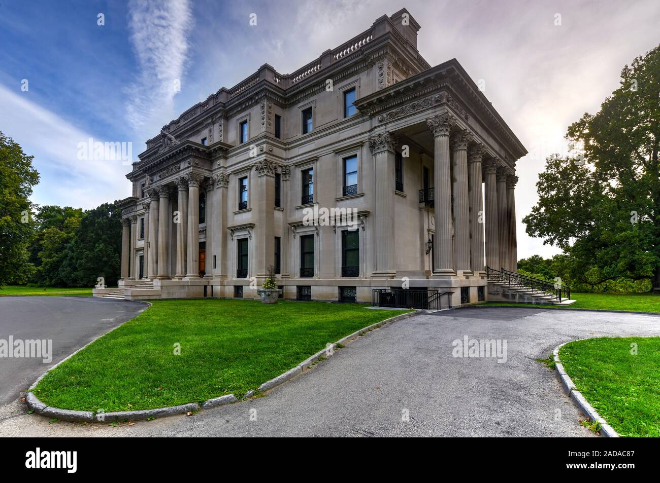 New York - Agosto 31, 2019: Vanderbilt Mansion in Hyde Park, New York. Storicamente noto come Hyde Park, il Vanderbilt Mansion National Historic Site è Foto Stock