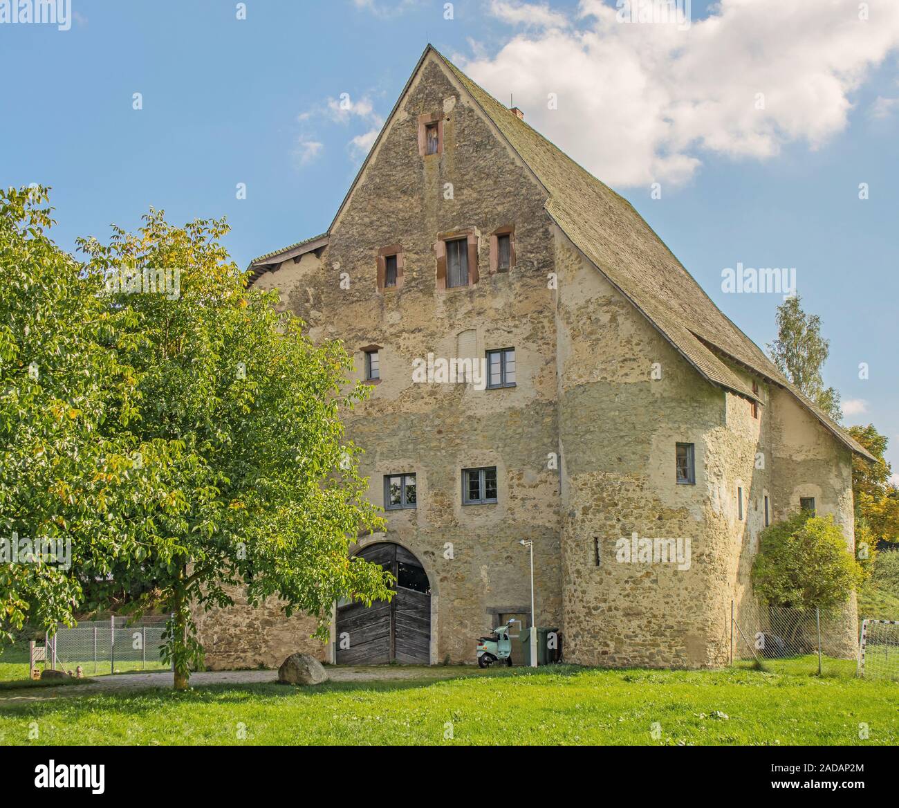 Entenburg Pfohren, parte della città di Donaueschingen, Foresta Nera Foto Stock
