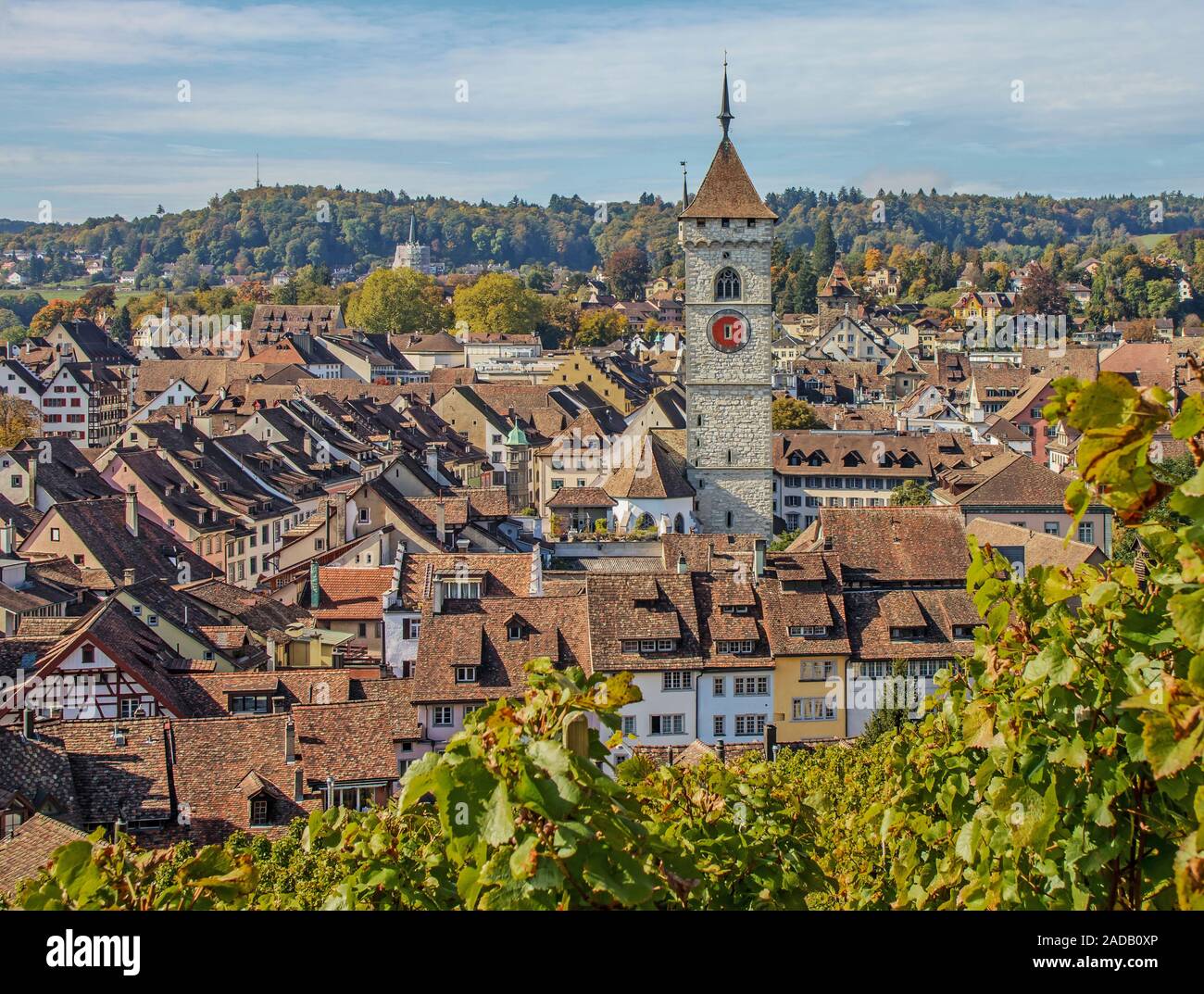 Città e Johann Schaffhausen, Svizzera Foto Stock