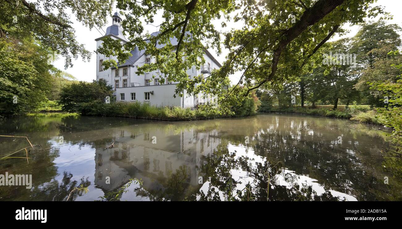 Haus Voerde nella regione del Basso Reno, Voerde, la zona della Ruhr, Renania settentrionale-Vestfalia, Germania, Europa Foto Stock