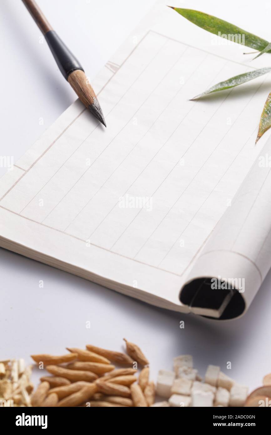 Chinese medicine a base di erbe Foto Stock