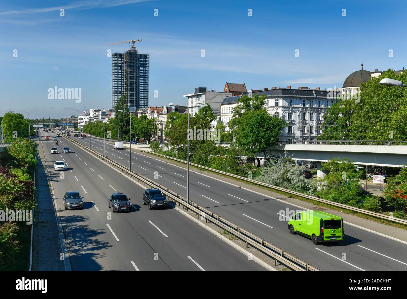 Stadtautobahn un 103, Steglitz Berlino, Deutschland Foto Stock
