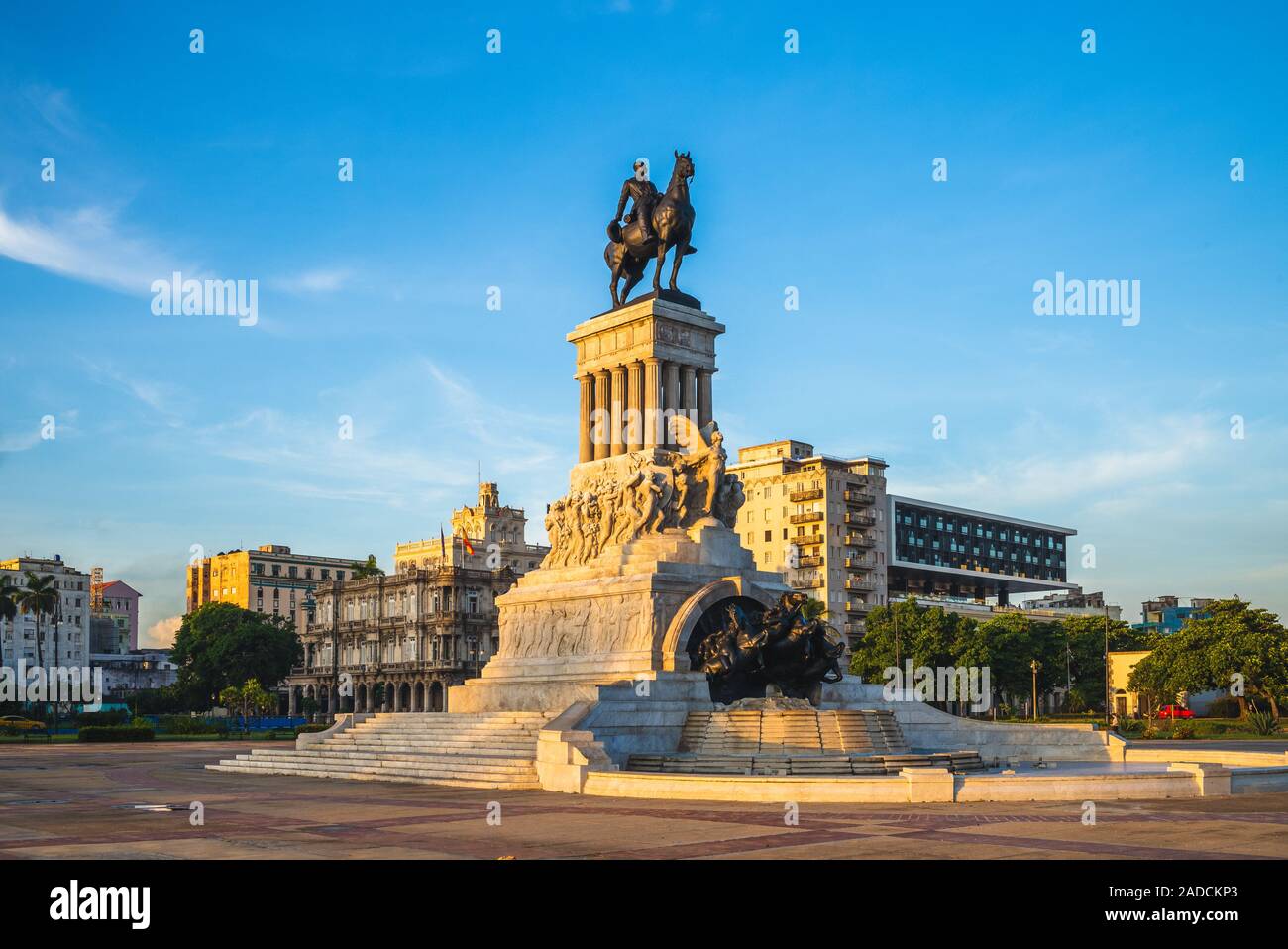 Monumento di Maximo Gomez a l'Avana, Cuba Foto Stock