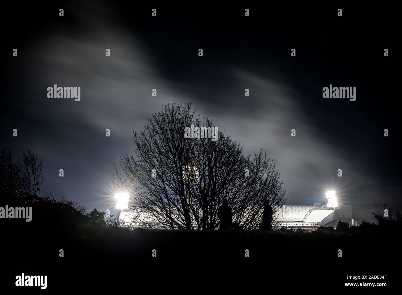 03/12/2019 Selhurst Park Stadium, casa di Crystal Palace football club. Il palazzo di cristallo beat Bournemouth per spostare fino al quinto posto in Premier League. Foto Stock