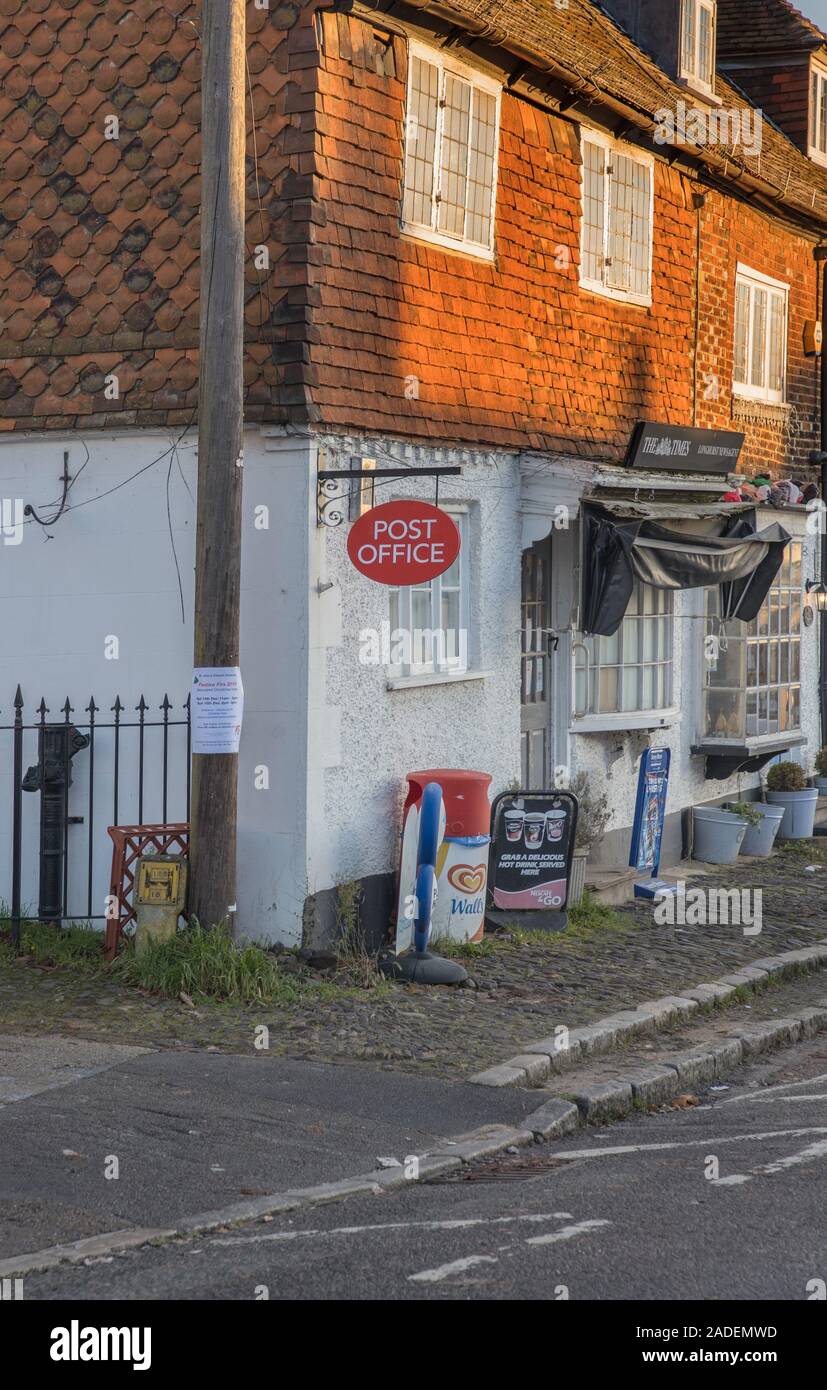Villaggio bletchingley post office surrey Foto Stock