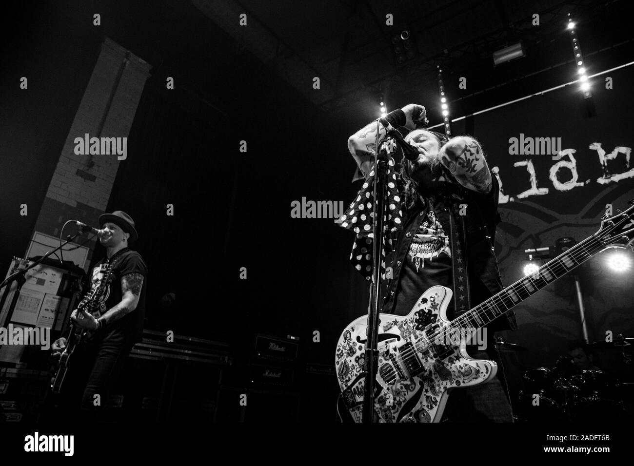 The Wildhearts - 12th May 2019 - il chitarrista Ginger Wildheart di Newcastle Riverside Foto Stock