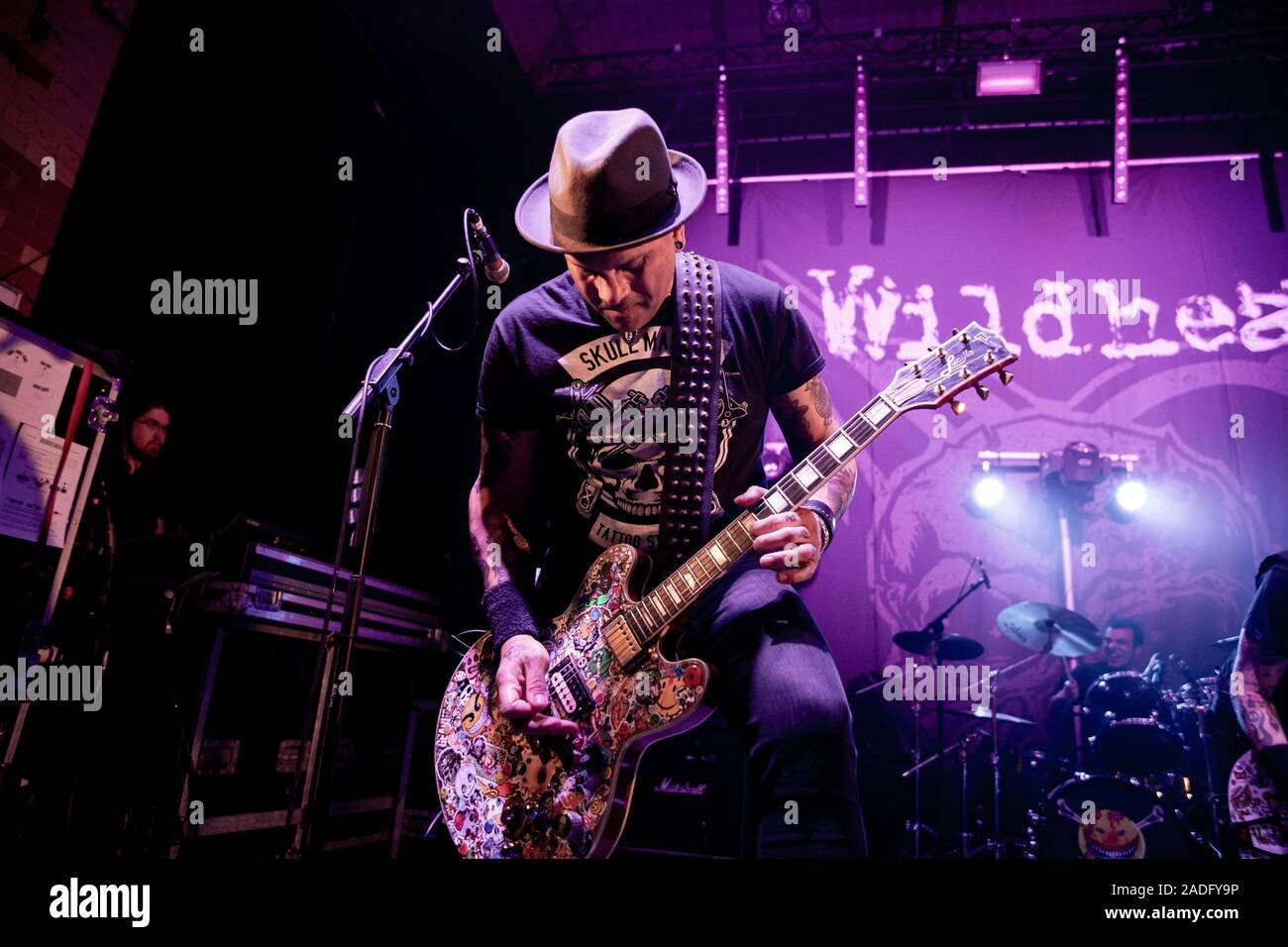 The Wildhearts - 12th Maggio 2019 - il chitarrista di Newcastle Riverside CJ Wildheart Foto Stock