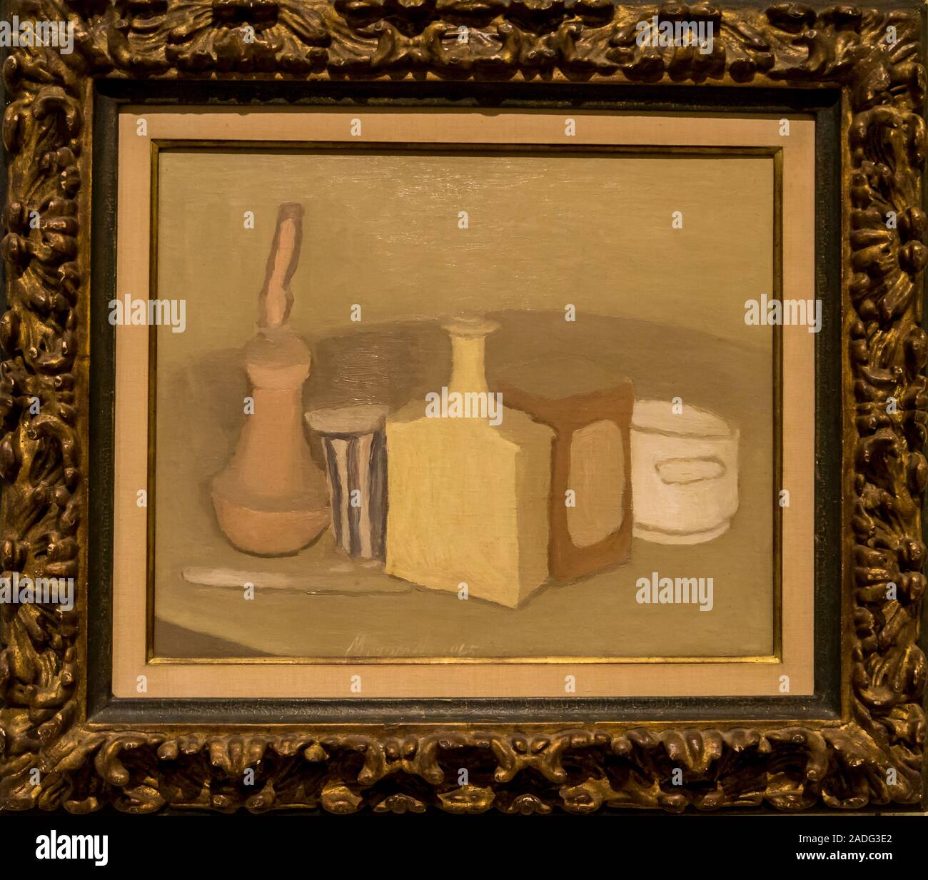 Giorgio Morandi pittura Still Life, 1945, Columbus Museum of Art di Columbus, Ohio, Stati Uniti d'America Foto Stock
