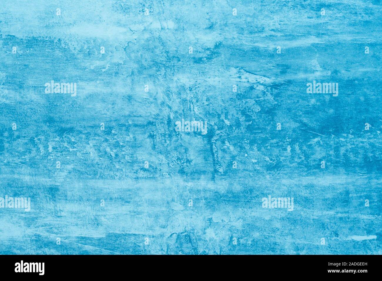 Abstract pattern di vernice su tela. Sfondo blu. Modello con gradiente, mockup. Creative sfondo artistico. Carta acquerello texture. Macchie di vernice Foto Stock