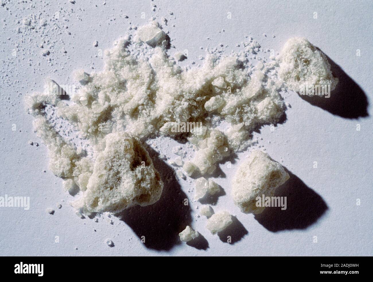 Ecstasy in polvere. Ecstasy è il nome per il farmaco di MDMA (3,4-methylenedioxymethamphetamine). Essa produce sensazioni di euforia e di energia. Foto Stock