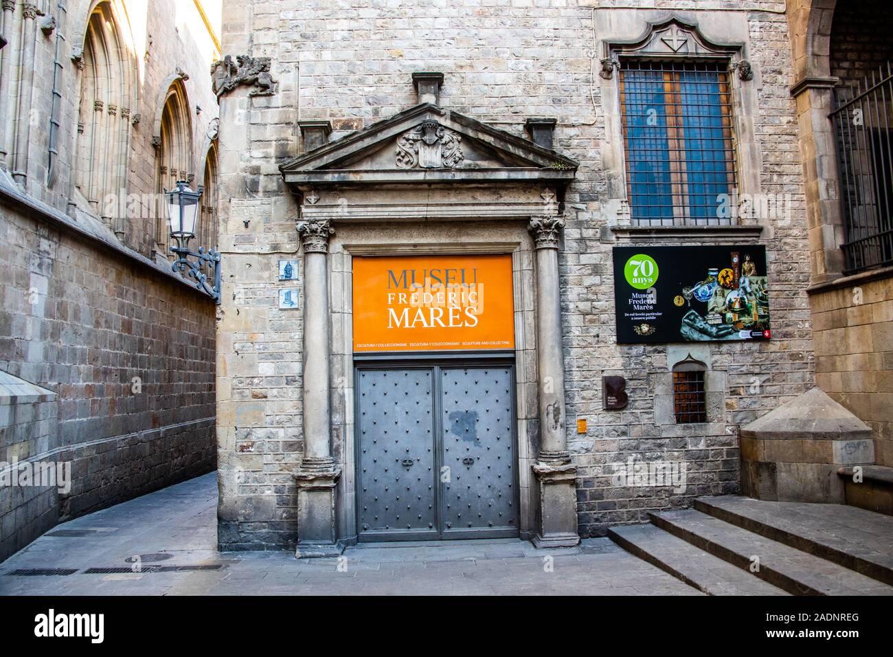 Il Museu Frederic Mares, Barcellona, Spagna Foto Stock