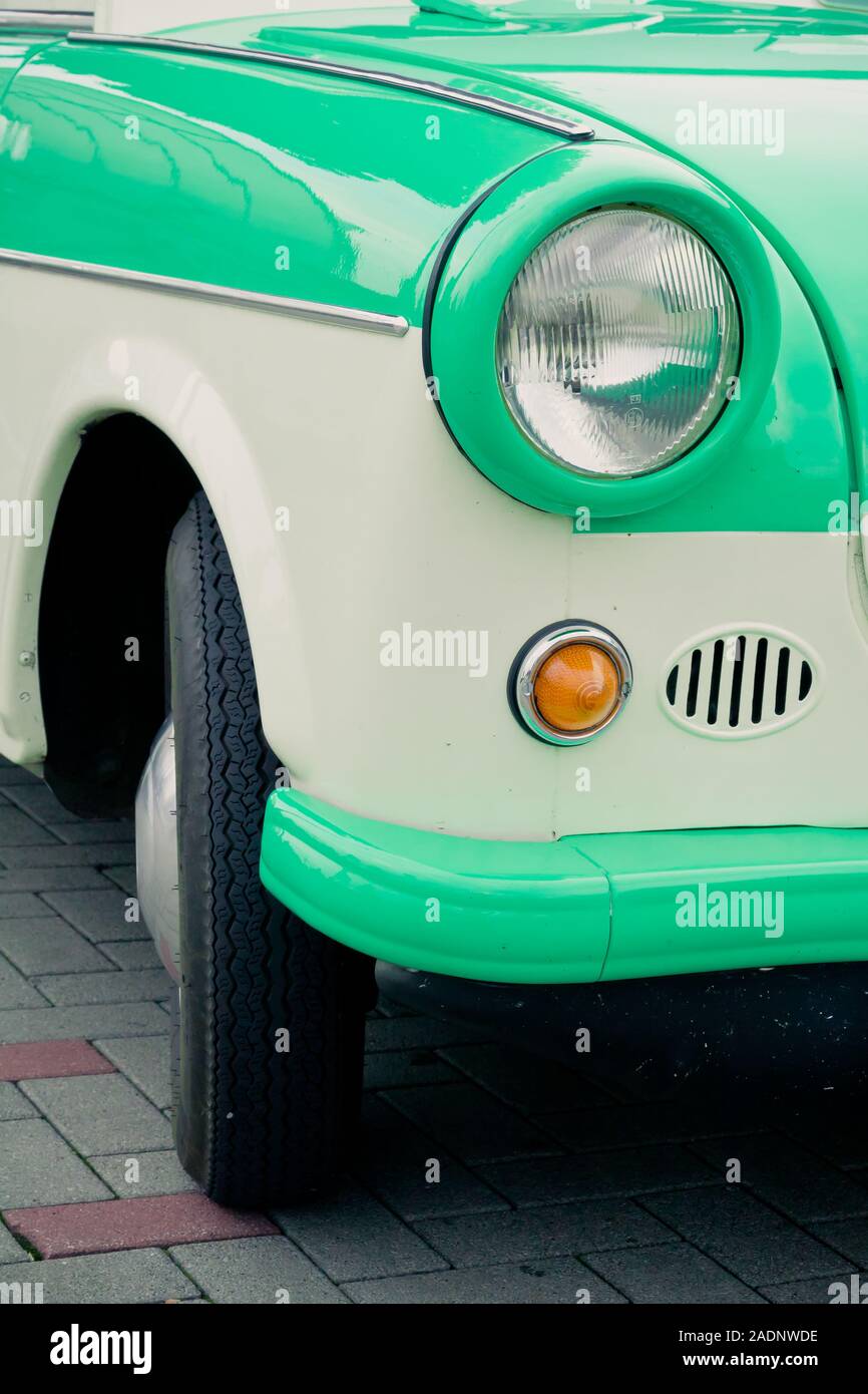La Trabant vettura dalla Repubblica democratica tedesca, la Germania est Foto Stock