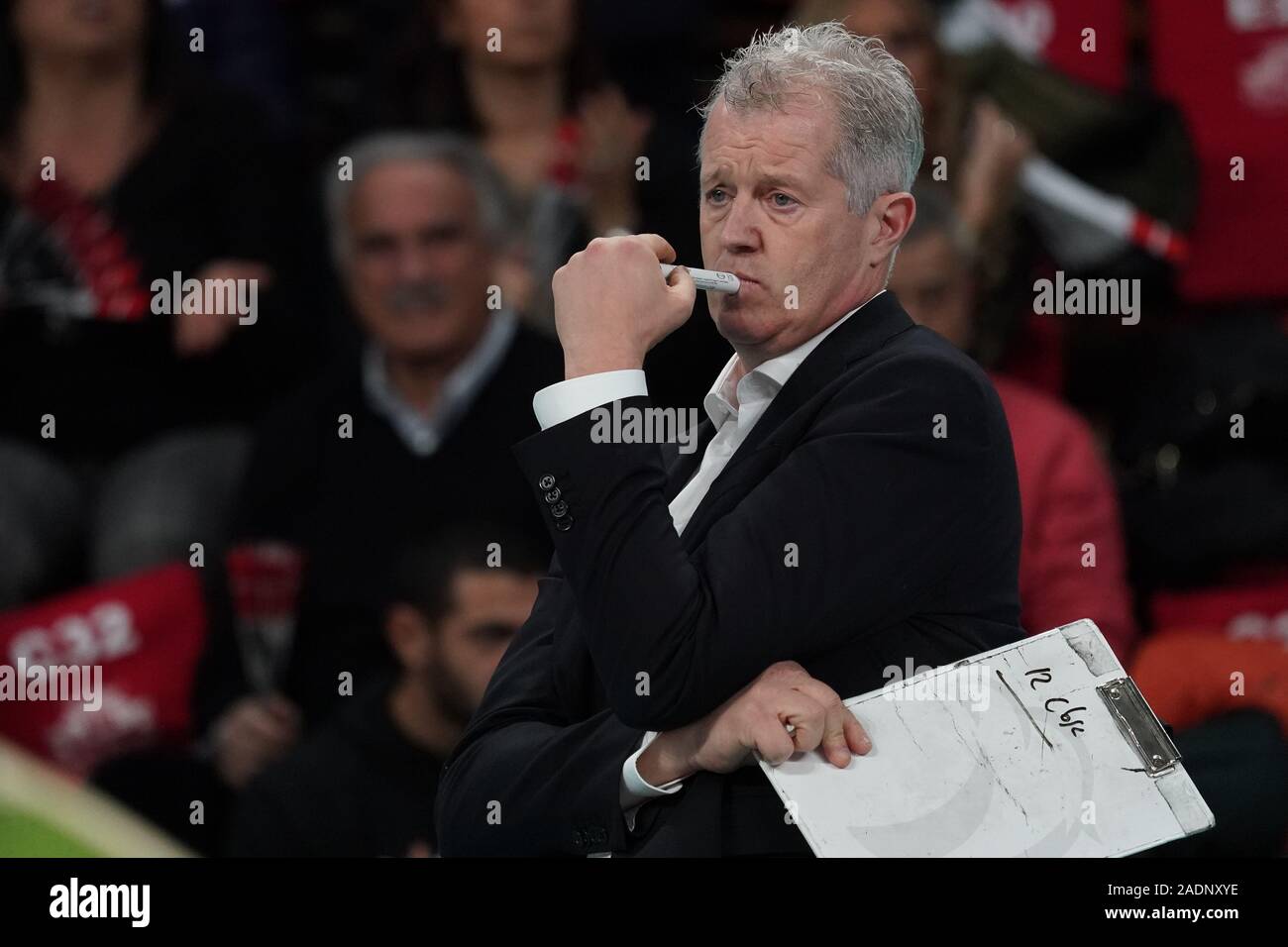 Perugia, Italia. 04 Dic, 2019. heynen vitale (pullman sir safety conad perugia) durante il Sir Sicoma Monini Perugia vs Benfica Lisbona, Griglia Champions League campionato Gli uomini a Perugia, Italia, Dicembre 04 2019 Credit: Indipendente Agenzia fotografica/Alamy Live News Foto Stock