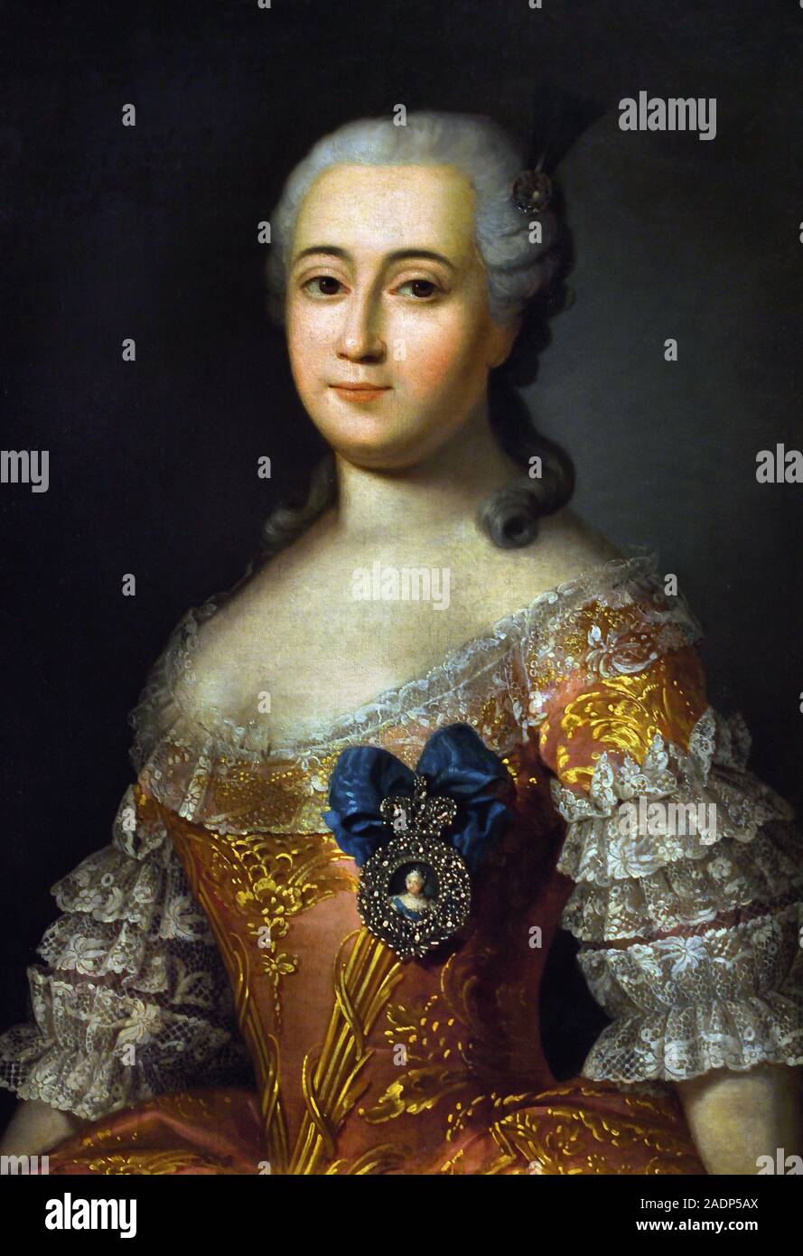 Signora in attesa 1740-1760, gioielli di russo corte imperiale, XVIII-XIX secolo, la Russia. Foto Stock