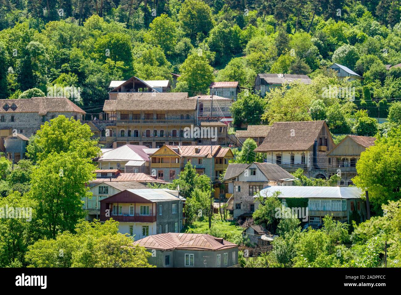 Case in Dilijan, Tavush Provincia, Armenia Foto Stock