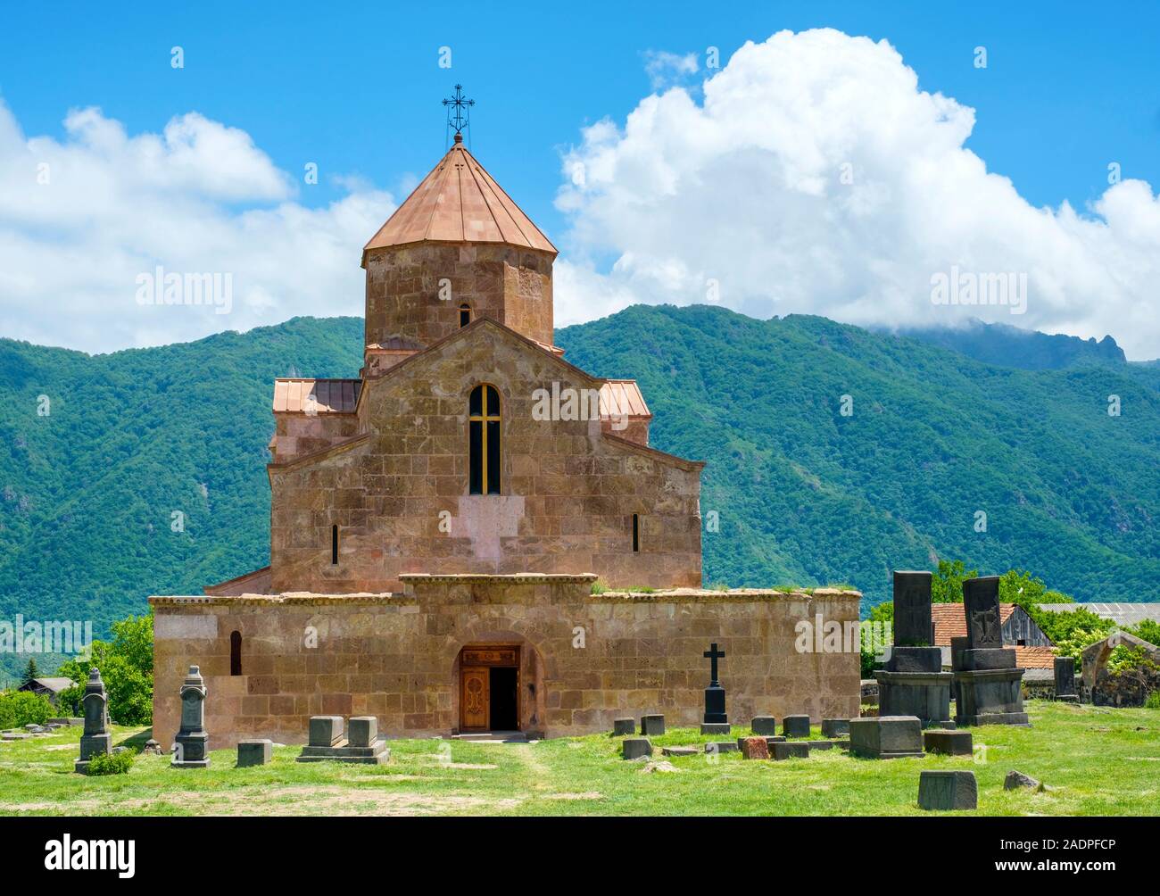 Monastero Odzun, St Astvatsatsin chiesa (Surp Astvatsatsin), Odzun, Lori Provincia, Armenia Foto Stock