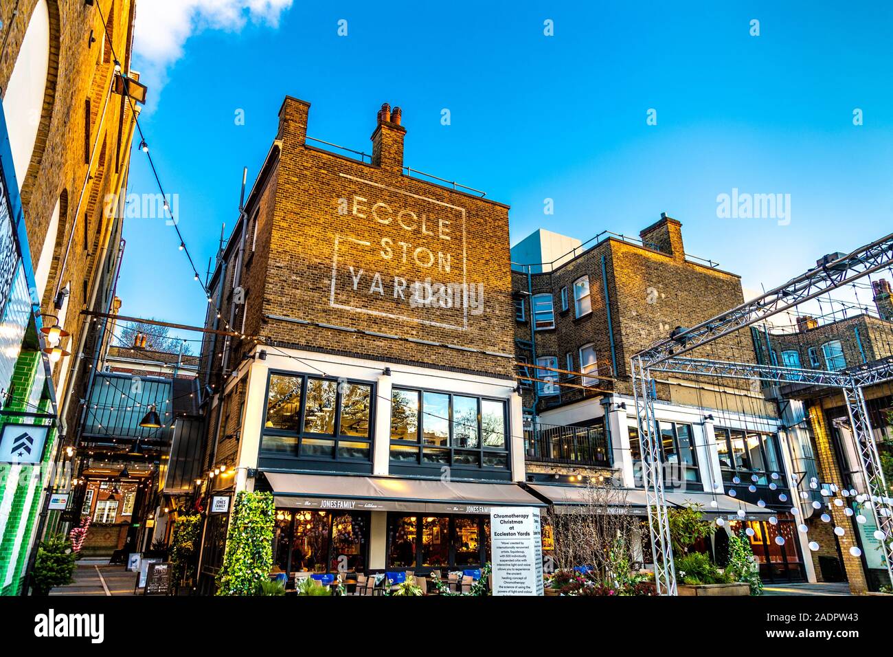 Eccleston cantieri, London, Regno Unito Foto Stock