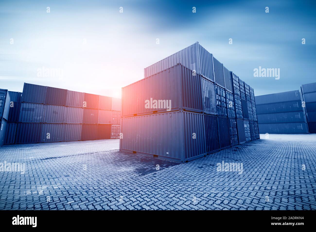 Harbor Freight,nei toni del blu di immagini. Foto Stock