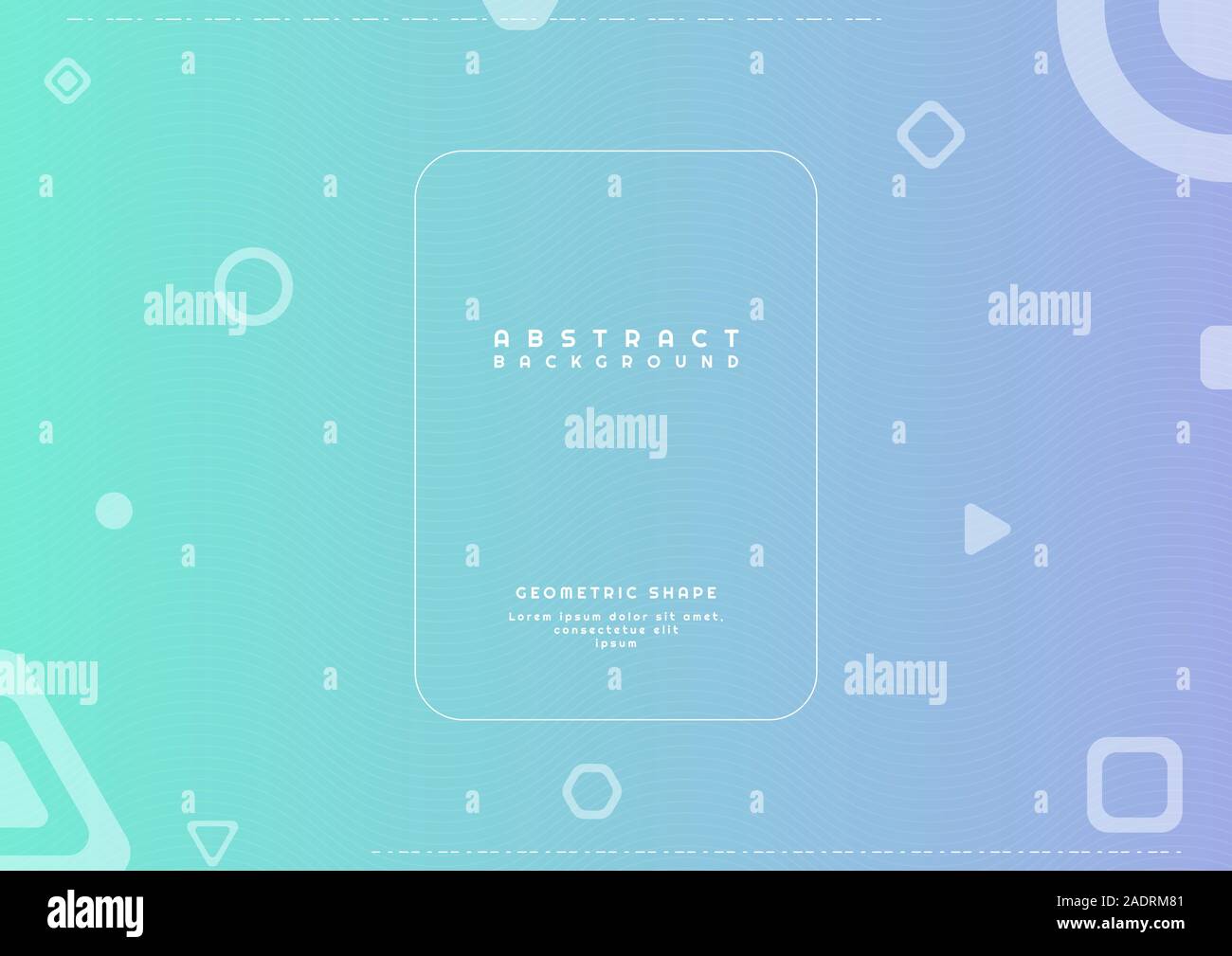 Abstract arte moderna color pastello di forma geometrica della linea design sfondo onda. illustrazione vettoriale Illustrazione Vettoriale