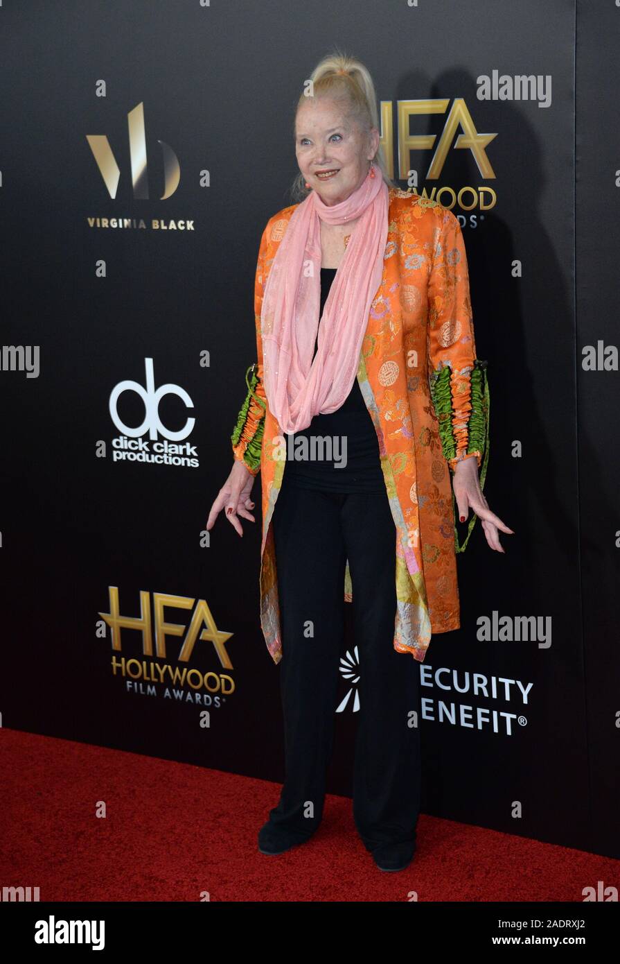BEVERLY HILLS, CA. 6 Novembre 2016: attrice Sally Kirkland al 2016 Hollywood Film Awards presso il Beverly Hilton Hotel. © 2016 Paul Smith / Featureflash Foto Stock