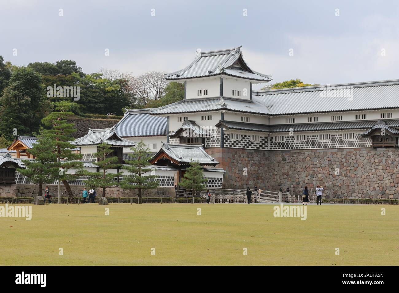 Famoso sito storico Castello di Kanazawa in Ishikawa Foto Stock