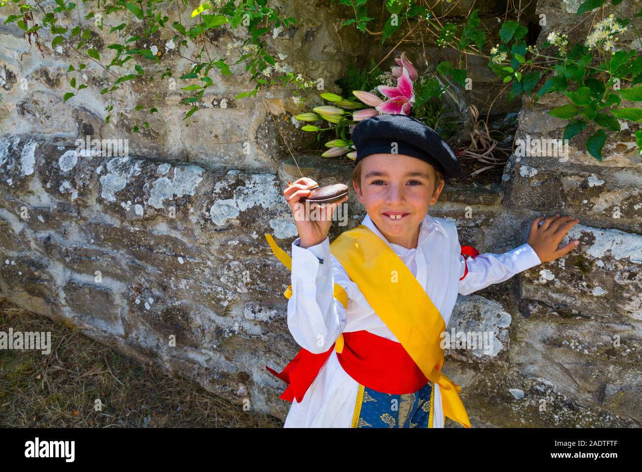 Ntra.Sra. de las Nieves, Las Machorras, Valles Pasiego, Merindades, Burgos, Castilla y León, Spagna, Europa Foto Stock