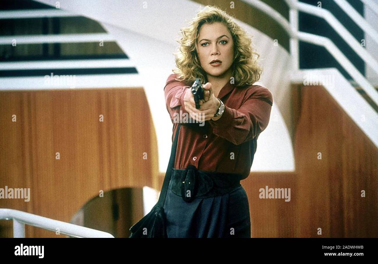 V.I.WARSHAWSKI 1991 Buena Vista Pictures film con Kathleen Turner come freelance detective in Chicago Foto Stock