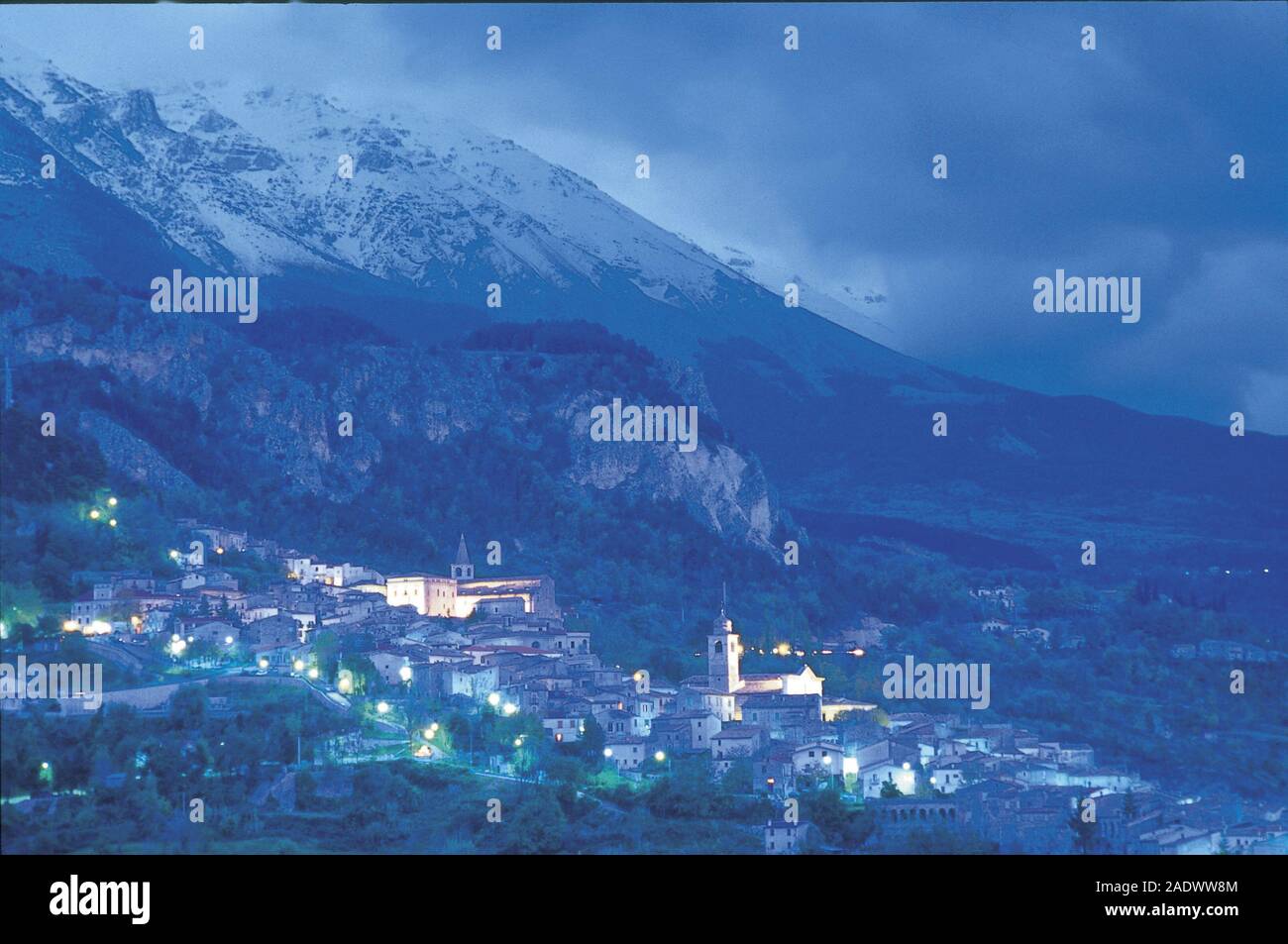 L'Italia, Abruzzo, Maiella, Caramanico Terme Foto Stock