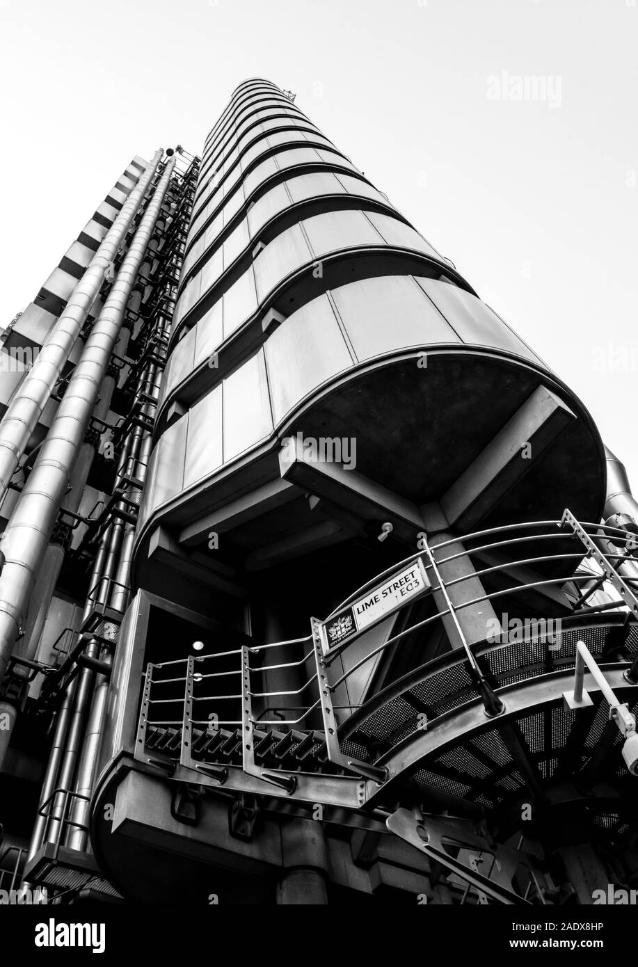 L'edificio Lloyds di Londra, Inghilterra, Europa Foto Stock