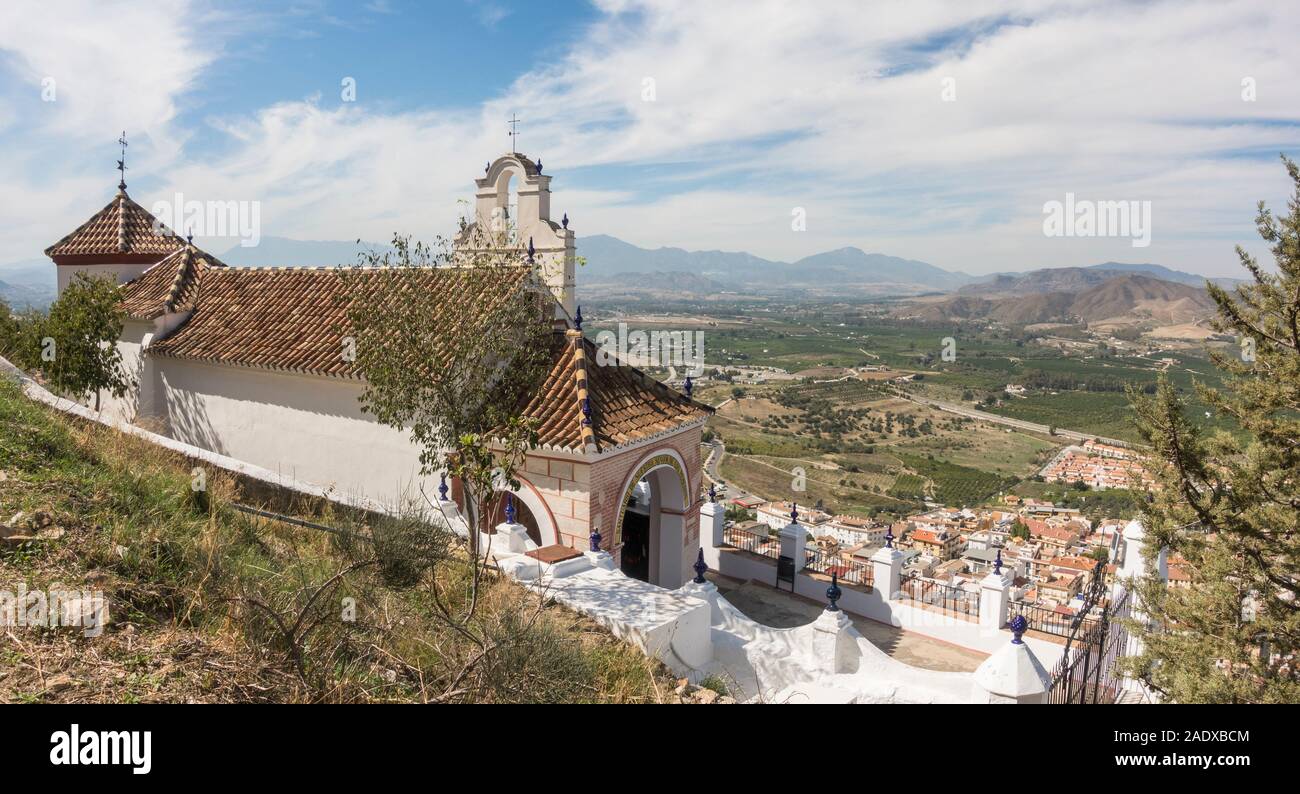 Sentiero di montagna vicino a Alhaurin el Grande, Spagna Andalusia Foto Stock