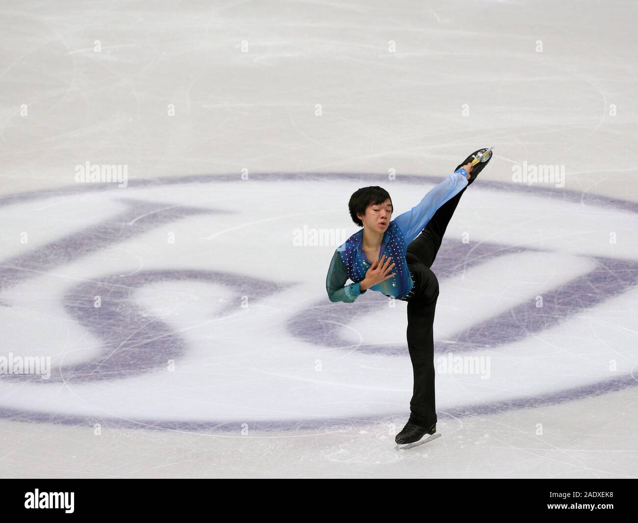 Torino, Italia, 05 dic 2019, yuma kagiyama (junior uomini - Giappone) durante l'ISU Grand Prix di Pattinaggio di Figura - Cerimonia di apertura - Giorno 1 - Junior - Sport su ghiaccio - Credit: LPS/Claudio Benedetto/Alamy Live News Foto Stock