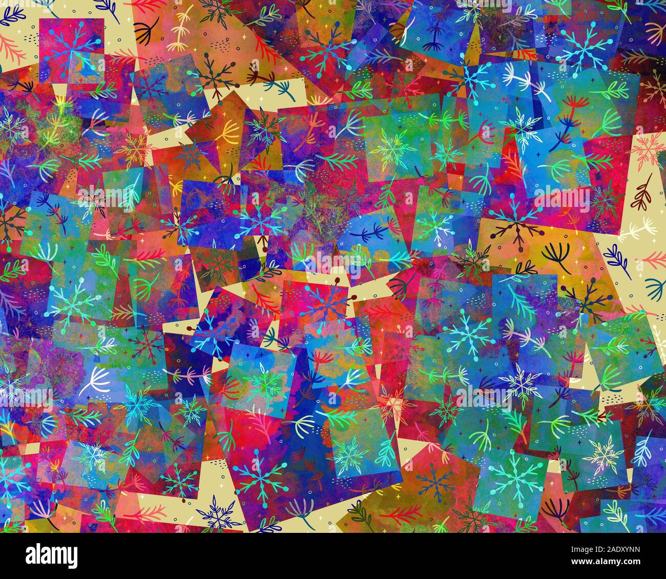 Concetto commerciale: Carta Natalizia Design Foto Stock